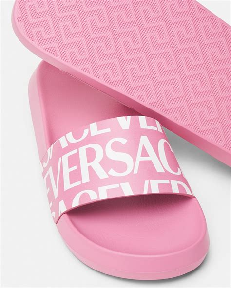 versace slides women|versace allover slides.